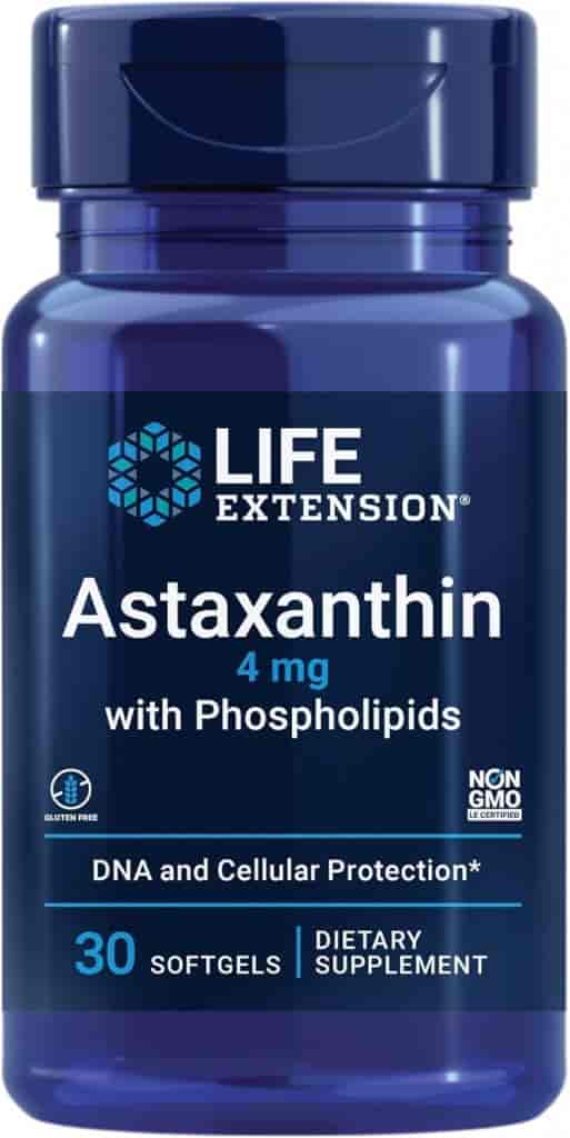 Life Extension Astaxanthin 4 mg 30 Softgels Life Extension Astaxanthin 4 mg 30 Softgels