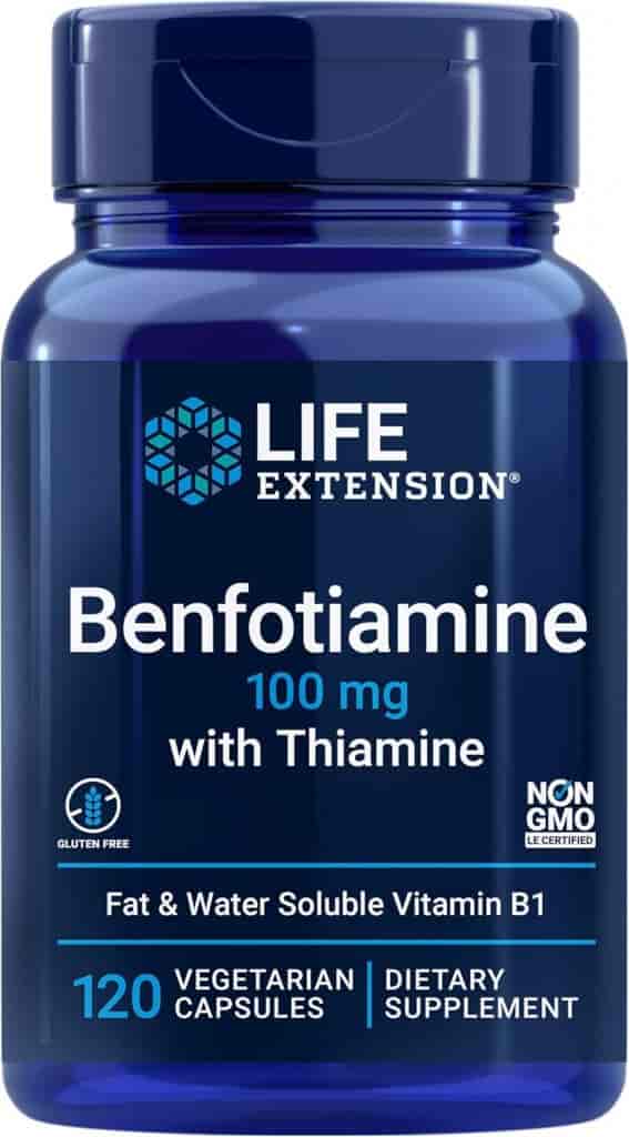 Life Extension Benfotiamine 100mg 120kap Life Extension Benfotiamine 100mg 120kap