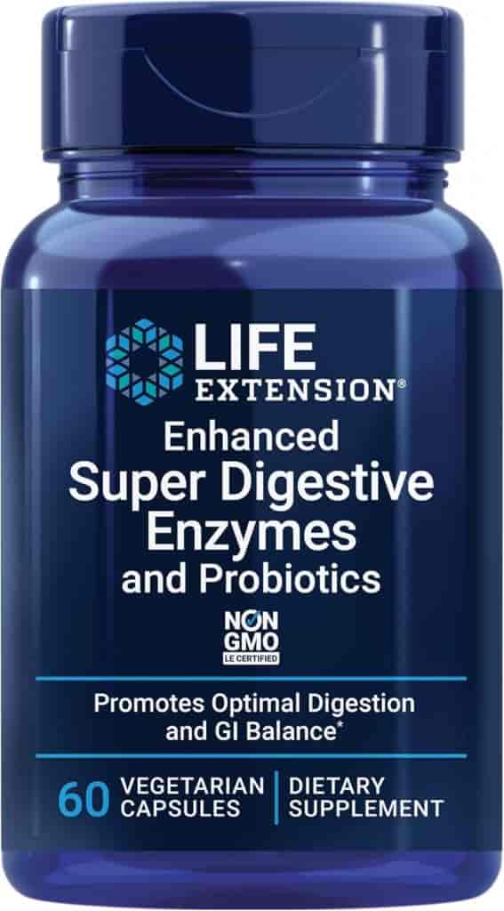 Life Extension Enhanced Super Digestive Enzymes & Probiotics 60 Veg Kapslar Life Extension Enhanced Super Digestive Enzymes & Probiotics 60 Veg Kapslar