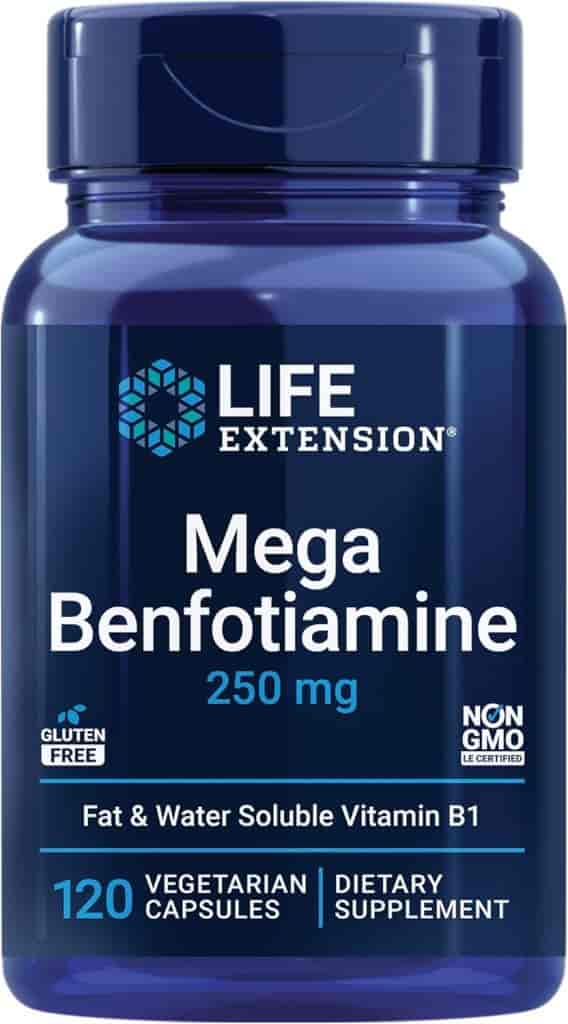 Life Extension Mega Benfotiamine 250 mg 120 Veg Kapslar Life Extension Mega Benfotiamine 250 mg 120 Veg Kapslar