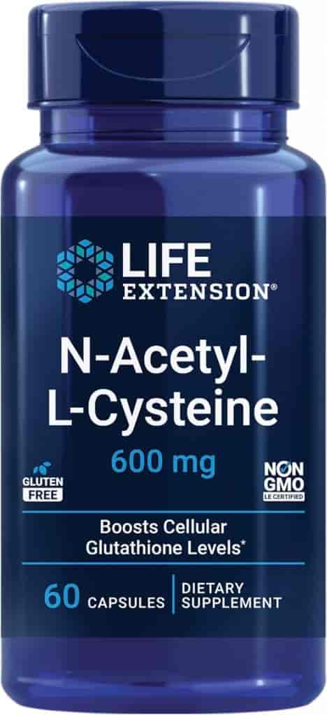 Life Extension NAC 600 mg 60 Kapslar Life Extension NAC 600 mg 60 Kapslar