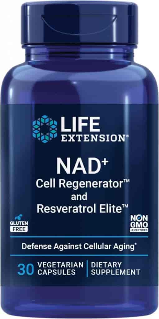 Life Extension NAD+ Cell Regenerator & Resveratrol Elite 30 Veg Kapslar Life Extension NAD+ Cell Regenerator & Resveratrol Elite 30 Veg Kapslar