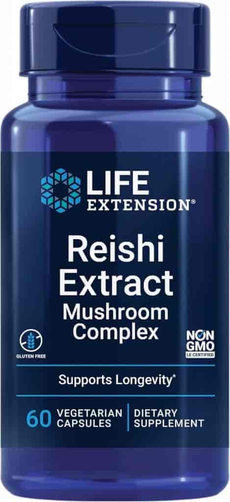 Life Extension Reishi Extract Mushroom Complex 60 Veg Kapslar Life Extension Reishi Extract Mushroom Complex 60 Veg Kapslar