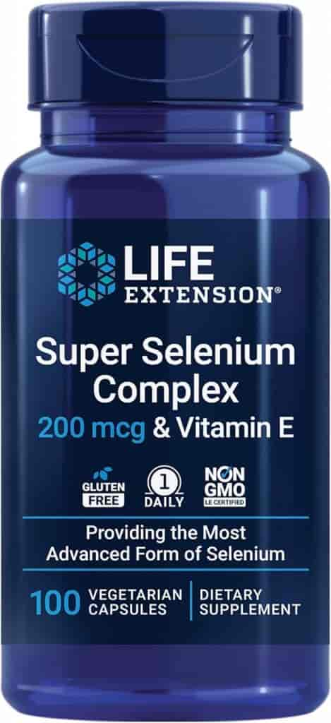 Life Extension Super Selenium Complex 200 mcg & Vitamin E Life Extension Super Selenium Complex 200 mcg & Vitamin E