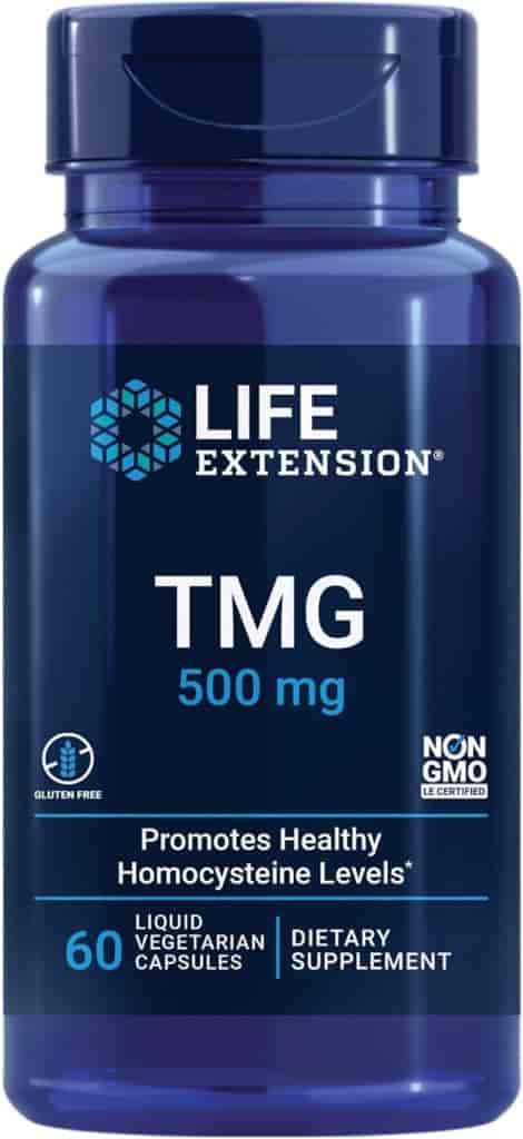 Life Extension TMG 500 mg 60 Liquid Veg Kapslar Life Extension TMG 500 mg 60 Liquid Veg Kapslar