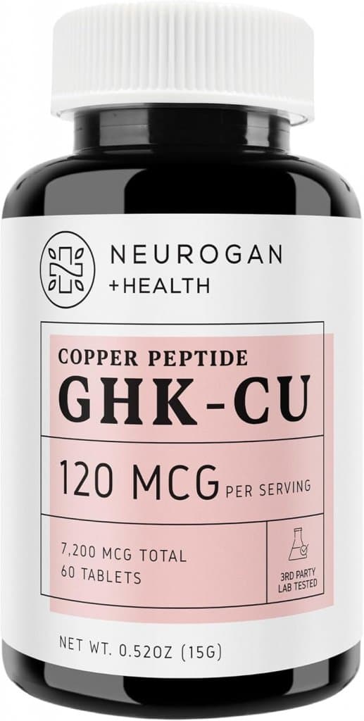 Neurogan +Health GHK-CU copper peptide 120 mcg 60tab - Lifeland Neurogan +Health GHK-CU copper peptide 120 mcg 60tab - Lifeland