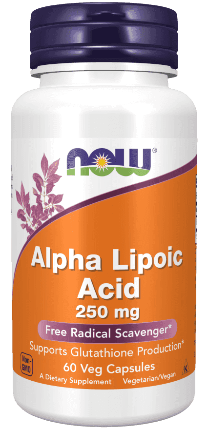 Now Alpha Lipoic Acid 250 mg 60 Veg Kapslar Now Alpha Lipoic Acid 250 mg 60 Veg Kapslar