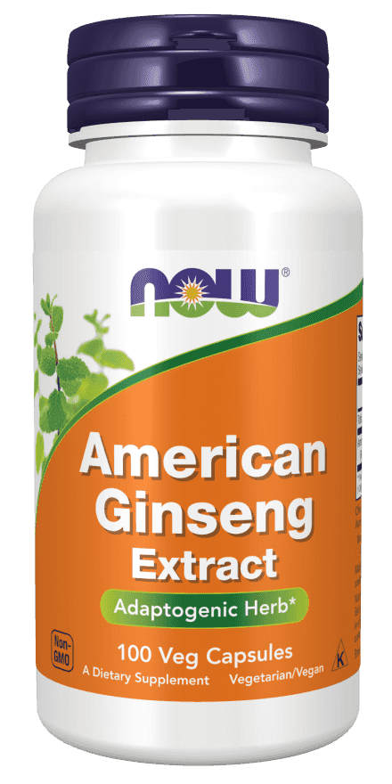Now American Ginseng Extract 100 Veg Kapslar Now American Ginseng Extract 100 Veg Kapslar