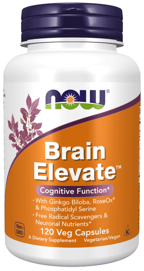Now Brain Elevate™ 120 Veg Kapslar Now Brain Elevate™ 120 Veg Kapslar