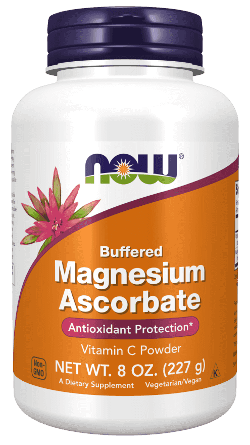 Now Buffered Magnesium Ascorbate Vitamin C Powder 227 g Now Buffered Magnesium Ascorbate Vitamin C Powder 227 g