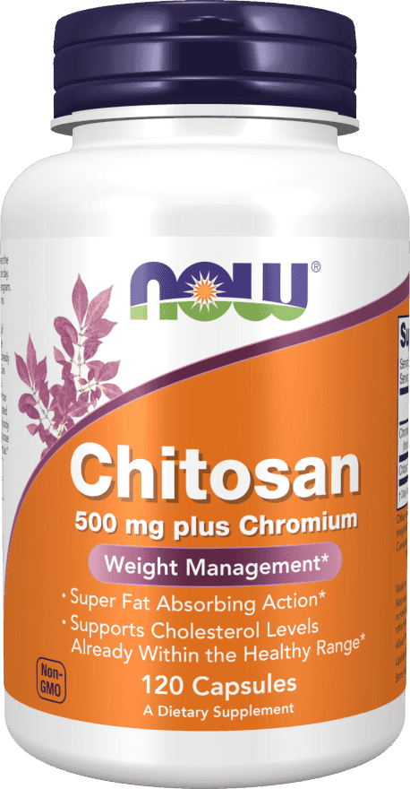 Now Chitosan 500 mg plus Chromium 120 Kapslar Now Chitosan 500 mg plus Chromium 120 Kapslar