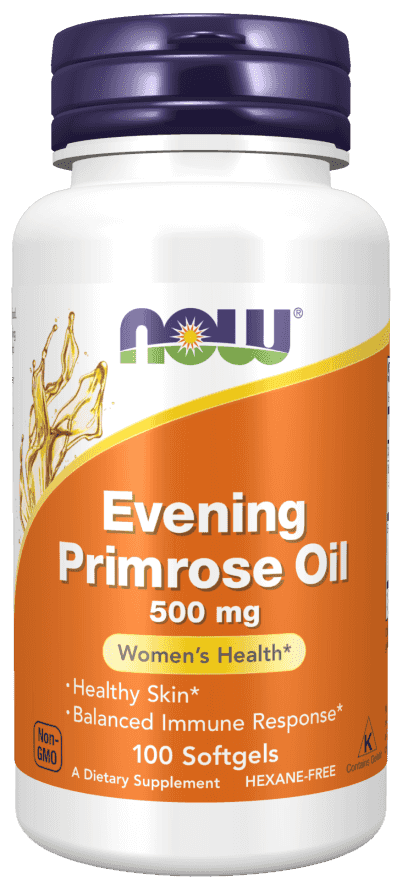 Now Evening Primrose Oil 500 mg, 100 Softgels Now Evening Primrose Oil 500 mg, 100 Softgels
