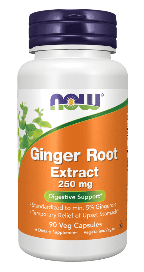 Now Ginger Root Extract 250 mg 90 Veg Kapslar Now Ginger Root Extract 250 mg 90 Veg Kapslar