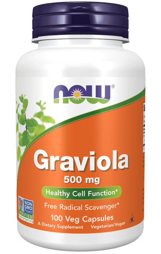 Now Graviola 500 mg 100 Veg Kapslar Now Graviola 500 mg 100 Veg Kapslar