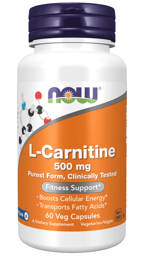 Now L-Carnitine 500 mg 60 Veg Kapslar Now L-Carnitine 500 mg 60 Veg Kapslar