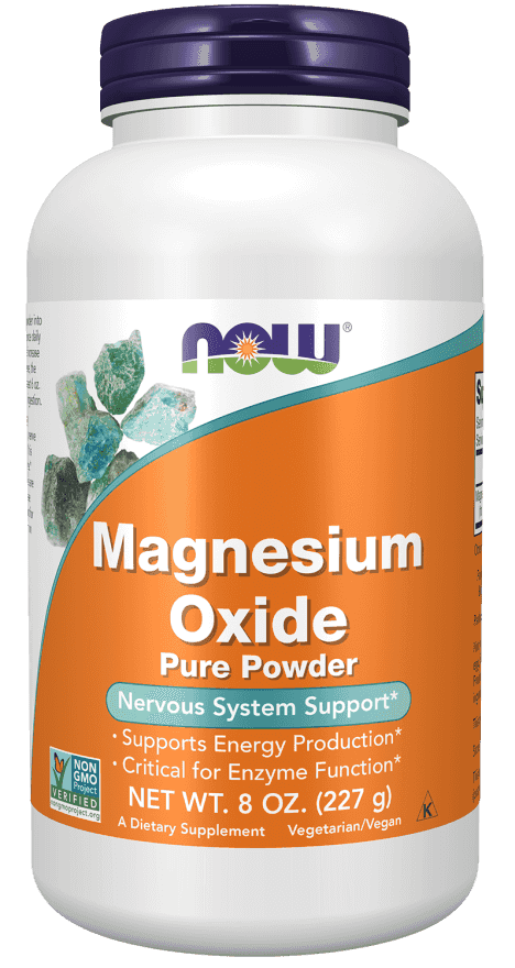 Now Magnesium Oxide Powder 227 g Now Magnesium Oxide Powder 227 g
