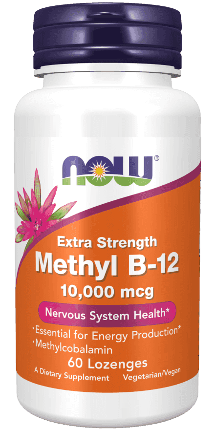 Now Methyl B-12, Extra Strength 10,000 mcg 60 Lozenges Now Methyl B-12, Extra Strength 10,000 mcg 60 Lozenges