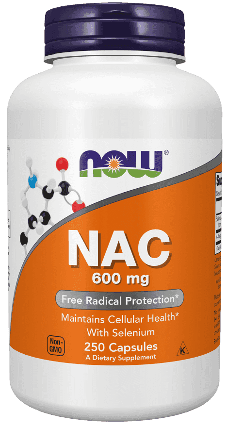 Now NAC 600 mg 250 Kapslar Now NAC 600 mg 250 Kapslar