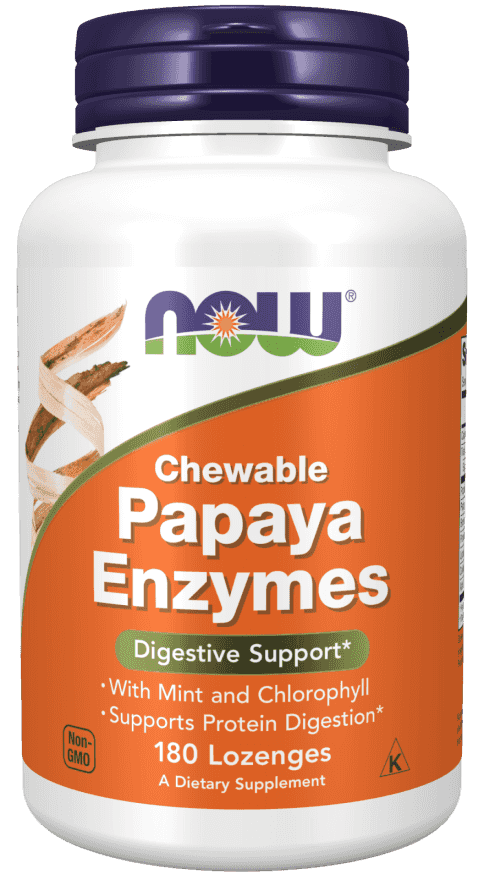 Now Papaya Enzyme 180 Lozenges Now Papaya Enzyme 180 Lozenges