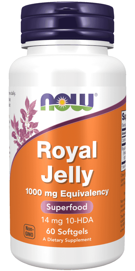 Now Royal Jelly 1000 mg 60 Softgels Now Royal Jelly 1000 mg 60 Softgels