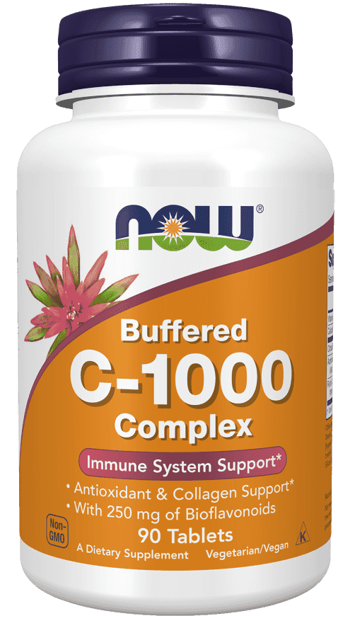 Now Vitamin C-1000 Complex Buffered 90 Tabletter Now Vitamin C-1000 Complex Buffered 90 Tabletter